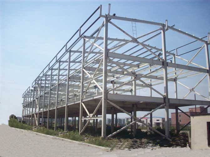 张家口网架加工之眼跳岩对管桁架的影响